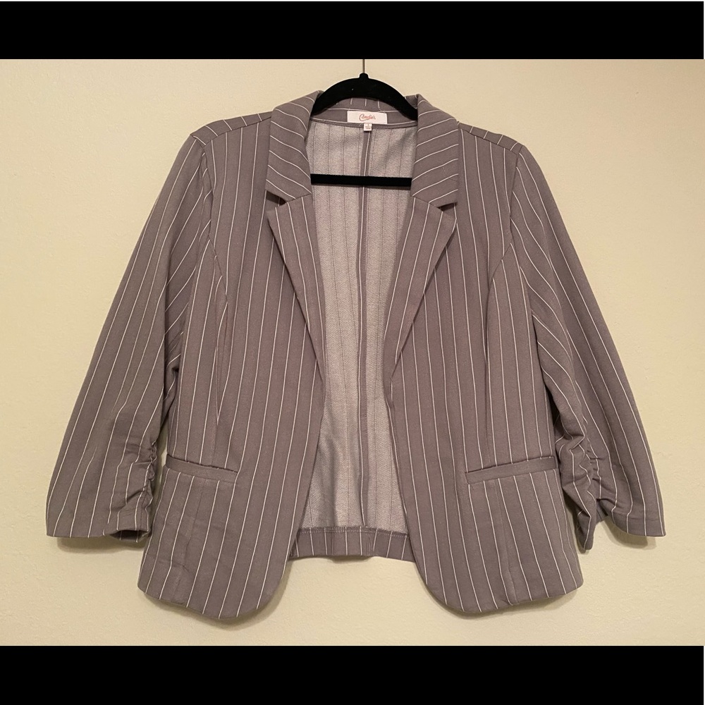candies striped blazer